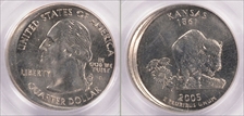 2005-D 25C Kansas MS64