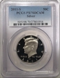 2011-S 50C Silver PR70DCAM