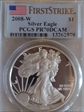 2008-W $1 Silver Eagle First Strike PR70DCAM