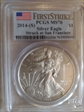 2014-(S) $1 Silver Eagle Struck at San Francisco First Strike MS70