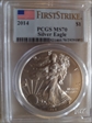 2014 $1 Silver Eagle First Strike MS70