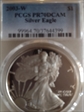 2003-W $1 Silver Eagle PR70DCAM