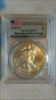 2020-W $1 Burnished Silver Eagle First Strike SP70