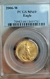 2006-W $10 Burnished Gold Eagle SP69
