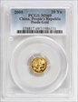 2005 20 Yn Panda Gold PAN-392A MS69