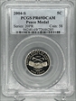 2004-S 5C Peace Medal PR69DCAM