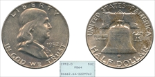 1952-D 50C MS64