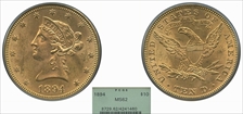 1894 $10 MS62