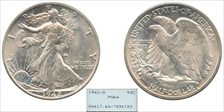 1942-S 50C MS64