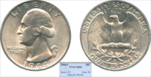 1944-S 25C MS66