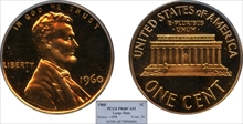 1960 1C Large Date PR68CAM