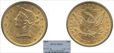 1899 $10 MS61