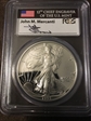 1993-P $1 Silver Eagle Mercanti Signature PR69DCAM