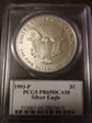 1993-P $1 Silver Eagle Mercanti Signature PR69DCAM