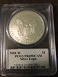 2001-W $1 Silver Eagle Moy Signature PR69DCAM
