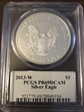 2013-W $1 Silver Eagle Moy Signature PR69DCAM