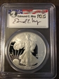 2002-W $1 Silver Eagle Moy Signature PR69DCAM
