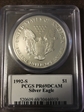 1992-S $1 Silver Eagle Moy Signature PR69DCAM