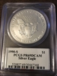 1990-S $1 Silver Eagle Moy Signature PR69DCAM