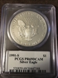 1991-S $1 Silver Eagle Moy Signature PR69DCAM