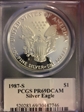 1987-S $1 Silver Eagle Moy Signature PR69DCAM