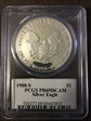 1988-S $1 Silver Eagle Moy Signature PR69DCAM