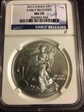 2012 One Dollar Early Release American Silver Eagle MS70