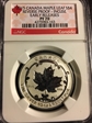 2015 $4 Reverse Proof Incuse Maple Leaf PF70