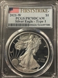 2021-W  $1 Silver Eagle - Type 1 First Strike PR70DCAM