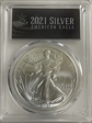 2021 $1 Silver Eagle - Type 2 First Strike MS70