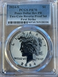 2024-S $1 Peace Dollar Rev PR Two-Coin Reverse Proof Set First Strike PR70