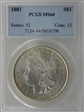 1881 $1 MS64