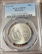 1993-W 50C Madison MS70