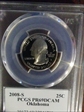 2008-S 25C Oklahoma PR69DCAM