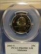 2003-S 25C Alabama PR69DCAM
