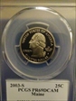 2003-S 25C Maine PR69DCAM