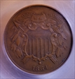 1864 2C Small Motto XF45BN
