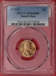 1970-S 1C Small Date MS66RD