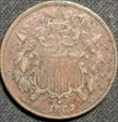 1867 2 cents 