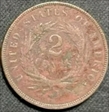 1867 2 cents 