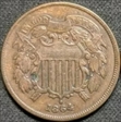 1864 2 cents 
