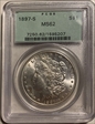 1897-S $1 MS62