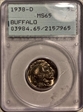 1938-D 5C Buffalo MS65