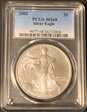 2005 $1 Silver Eagle MS68