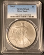 2003 $1 Silver Eagle MS68