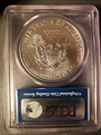 2011-W $1 Burnished Silver Eagle SP70