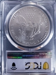 2007-W $1 Burnished Silver Eagle SP70