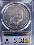 2008-W $1 Burnished Silver Eagle SP70