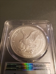 2022-W $1 Burnished Silver Eagle First Day of Issue SP70