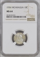 1936 10C NGC MS64